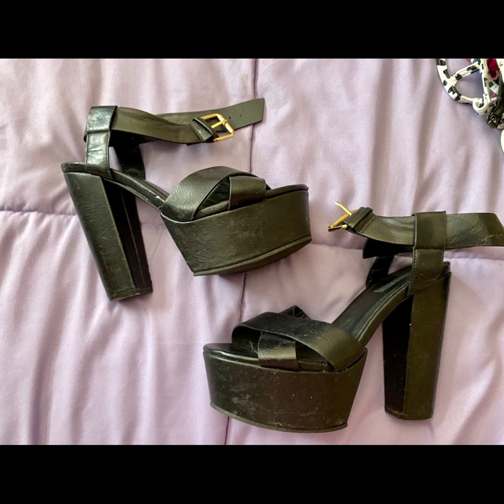 Black heels